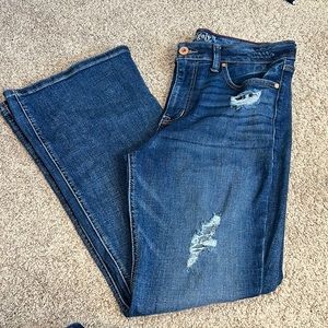 Maurices Edgely High Rise Flare Jeans